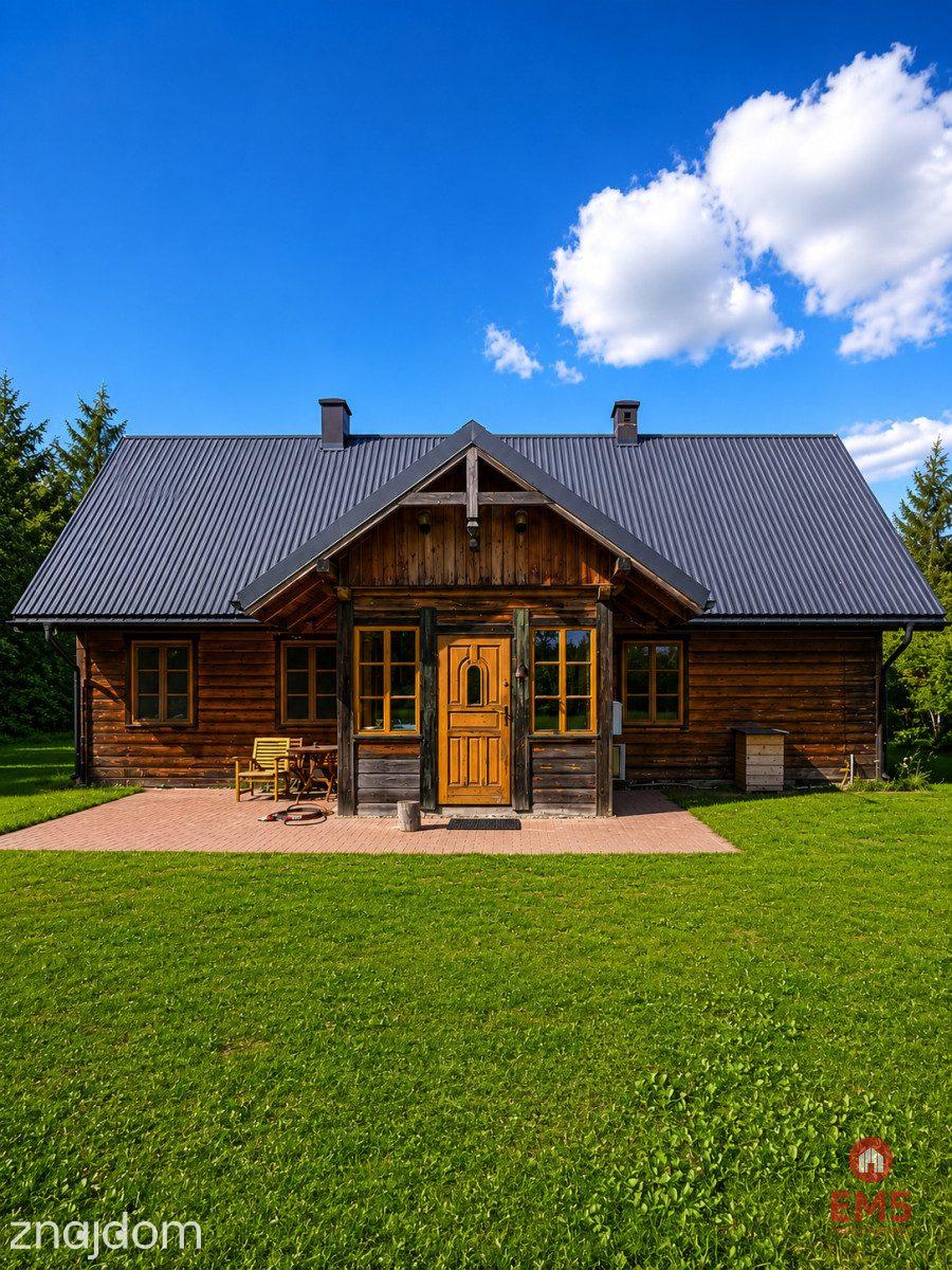 Drewniany dom premium nad stawem | 1 ha | Sauna | - zdjęcie 2