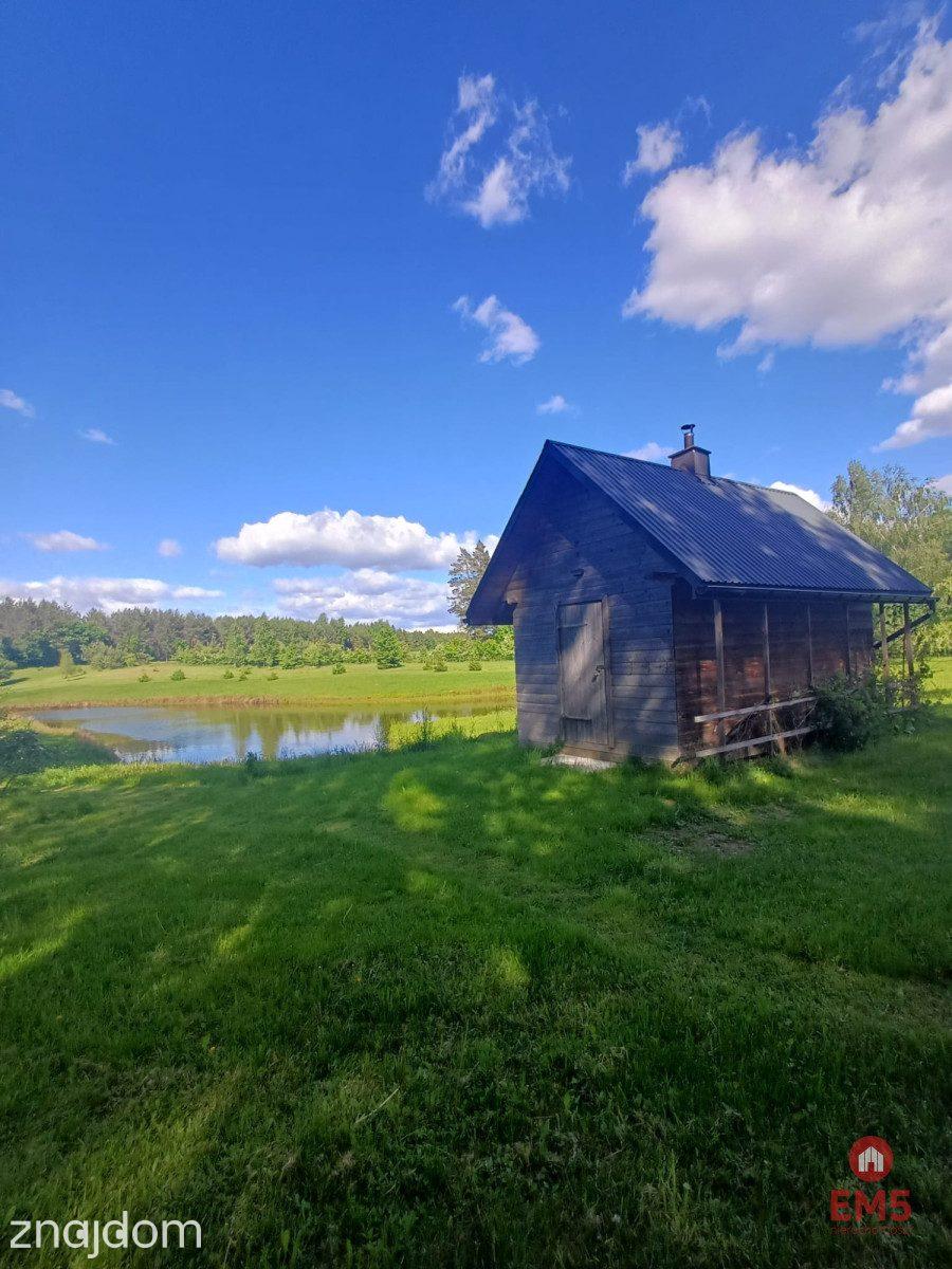 Drewniany dom premium nad stawem | 1 ha | Sauna | - zdjęcie 17