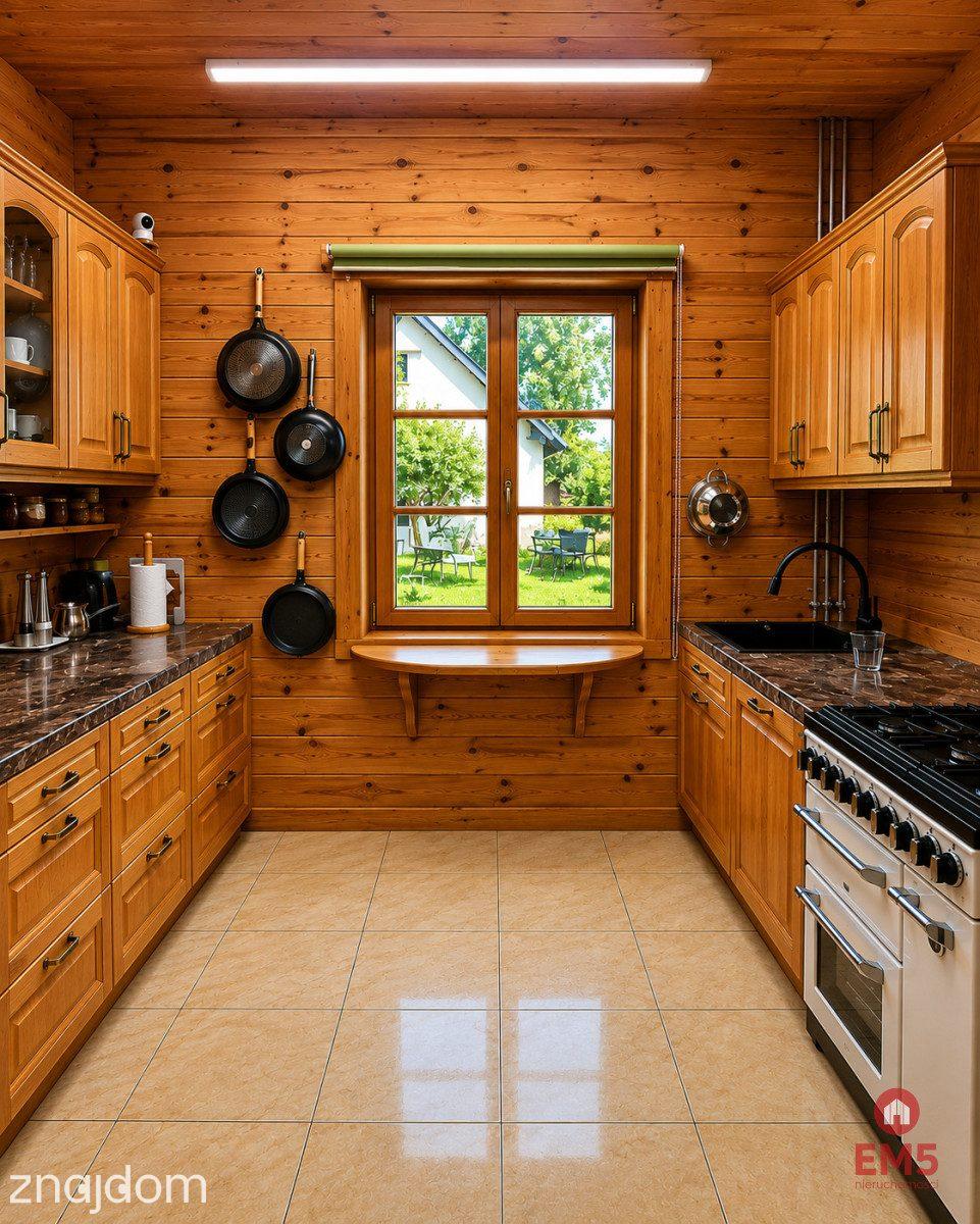 Drewniany dom premium nad stawem | 1 ha | Sauna | - zdjęcie 4