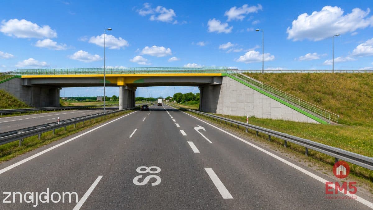Działka inwestycyjna przy S8