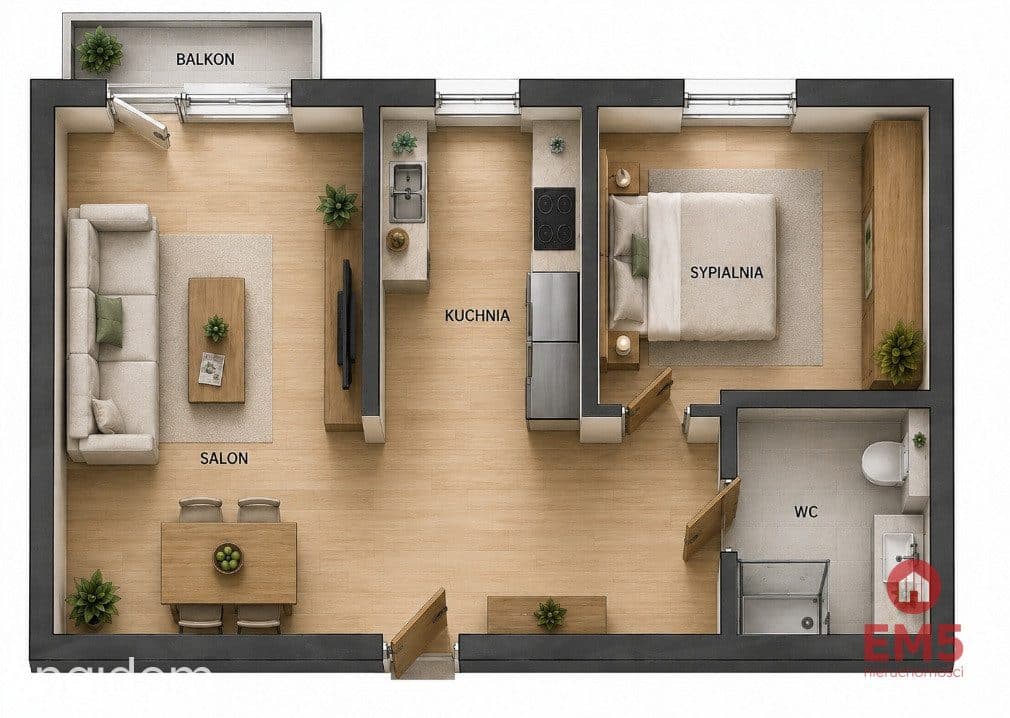 2 pokoje | 35,2 m² | Gotowe do zamieszkania - zdjęcie 7