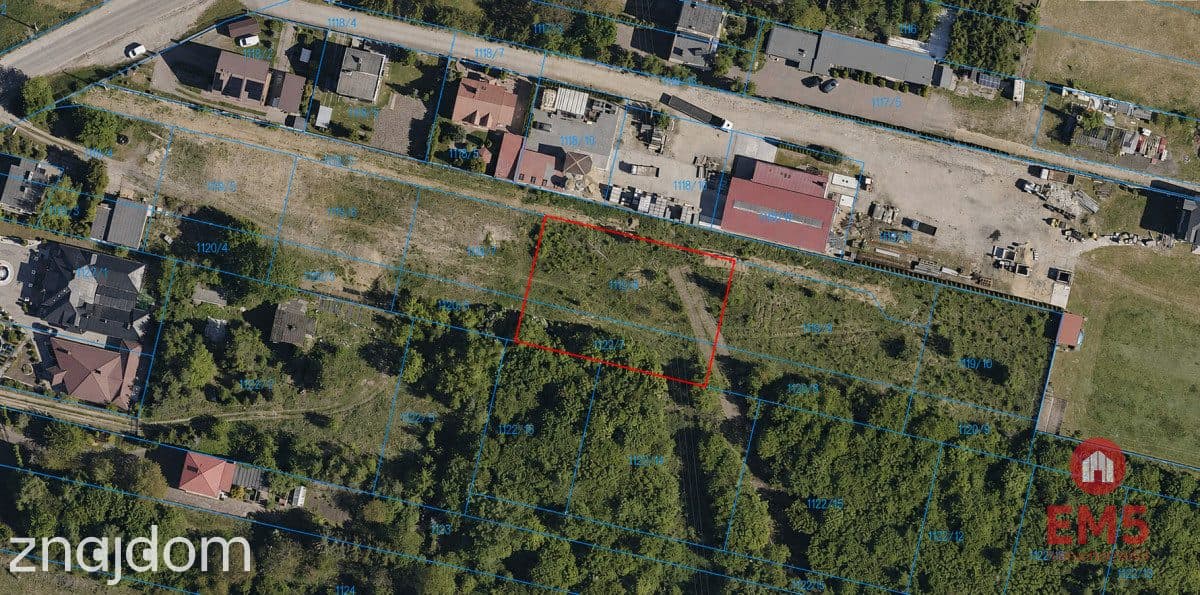 Działka budowlana 1530m2 z WZ - zdjęcie 2