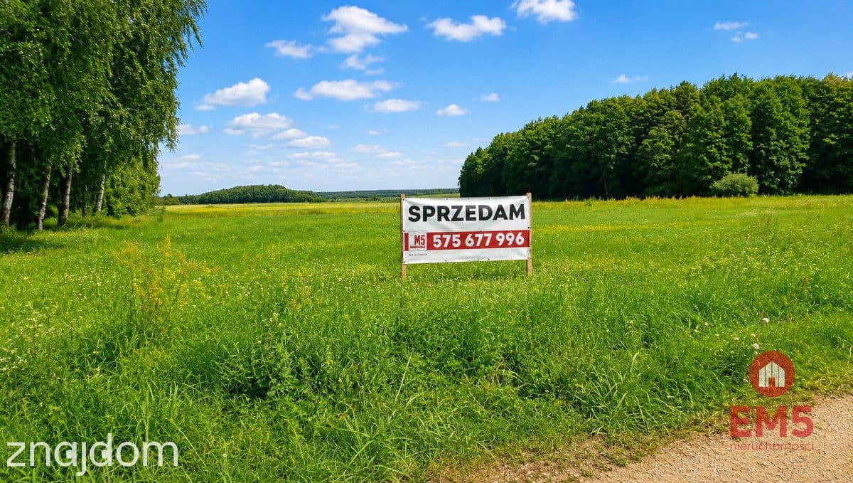 Działka budowlana 2160 m2. Nowosiółki