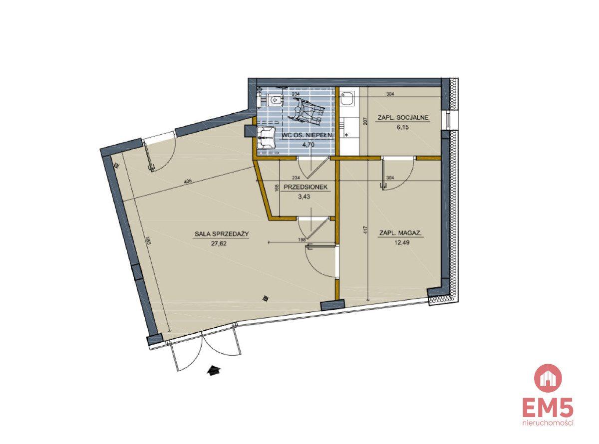 Nowy lokal 54m2 parter, centrum - zdjęcie 4