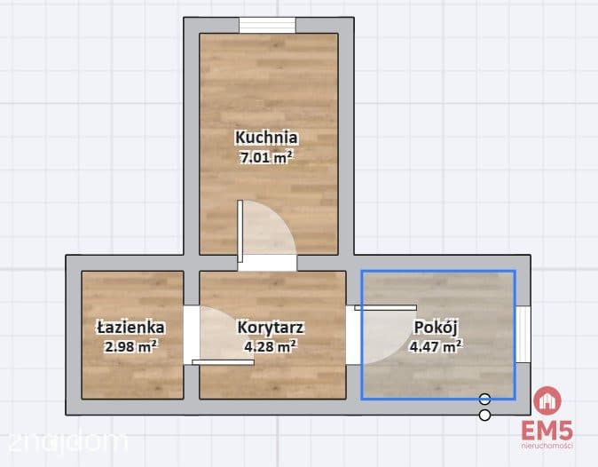34m2 Ul. Malmeda 2 piętro - zdjęcie 6