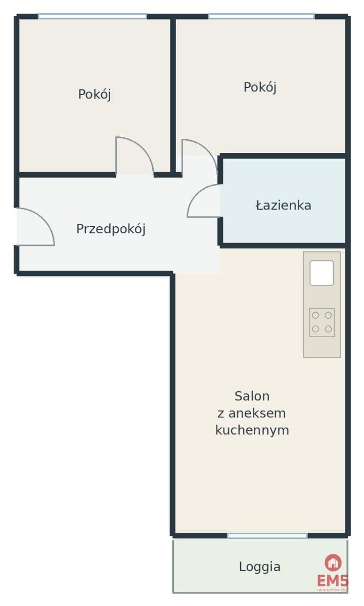 3 pokoje z balkonem - Zielone Zaścianki - zdjęcie 15