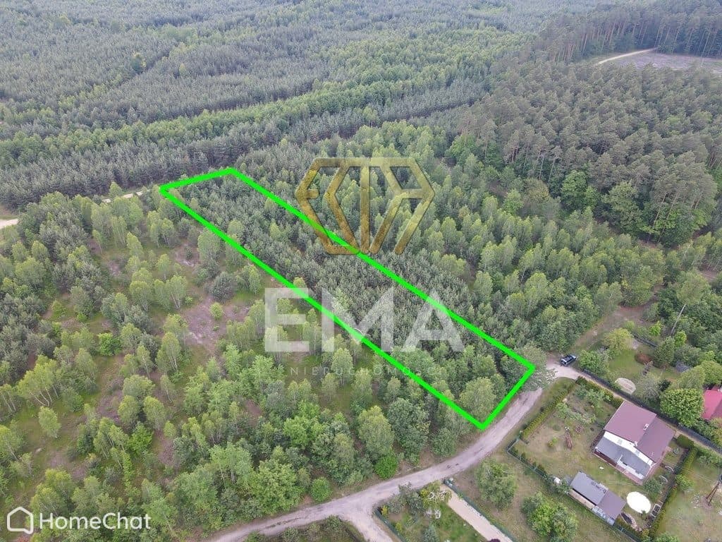 Działka leśna 4464 m² | Herby | MPZP