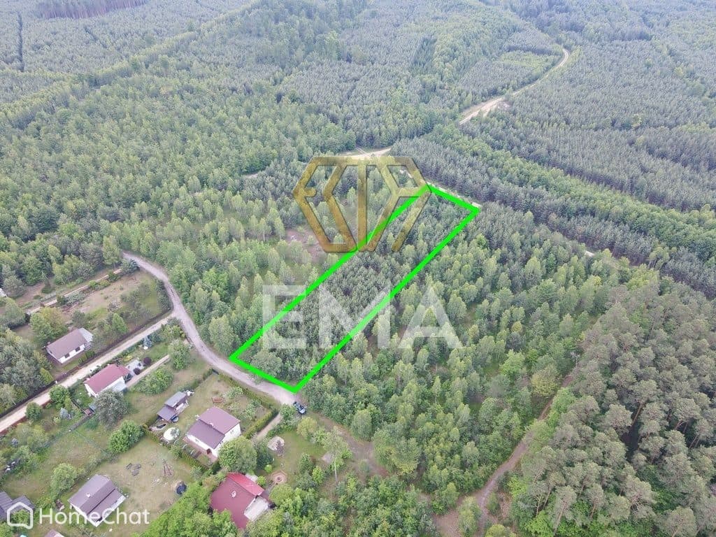 Działka leśna 4464 m² | Herby | MPZP