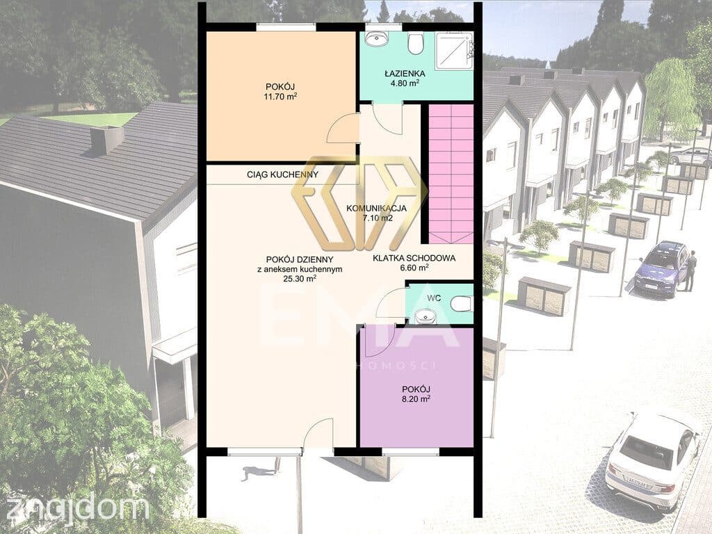 Luksusowe mieszkanie Parkitka 65m2 balkon - zdjęcie 16