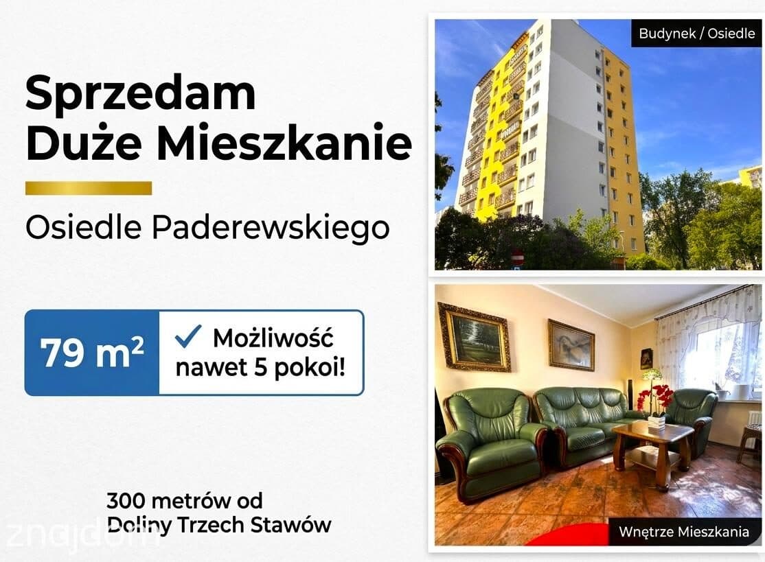 Dobra lokalizacja ! - 3/5 pokoje /79 m