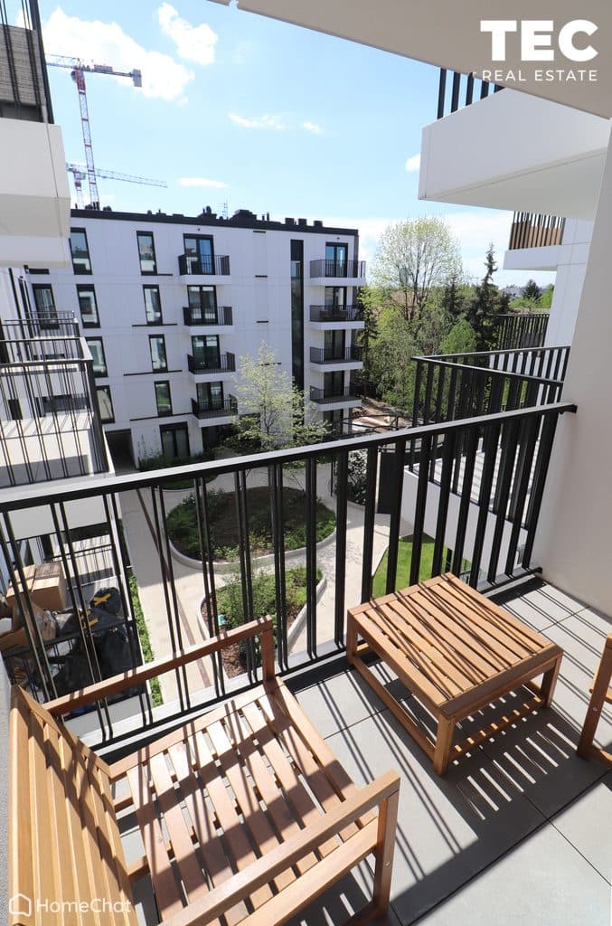 Noho Mogilska, 3 pokoje z balkonem, widok na patio - zdjęcie 7