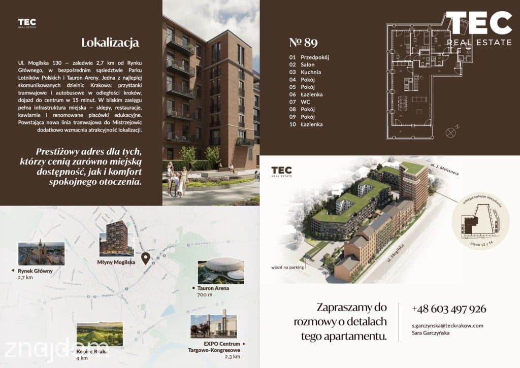 NOHO Młyny Mogilska | 12.p | 124 m² | Panorama - zdjęcie 19