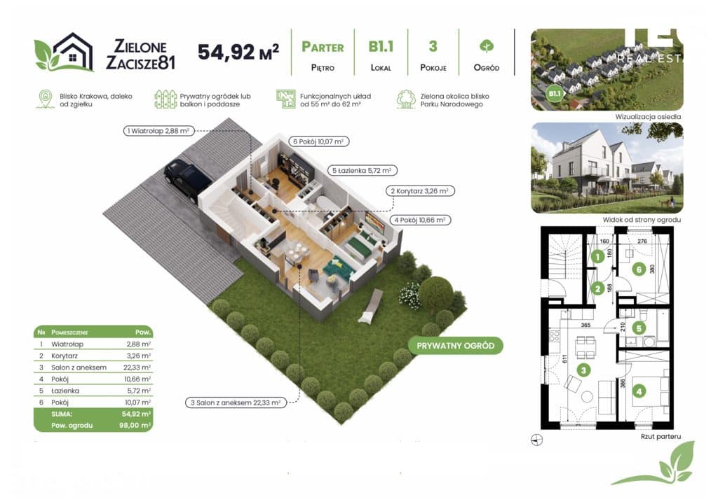 3 pokoje I kameralna inwestycja I ogród 90m2 - zdjęcie 8