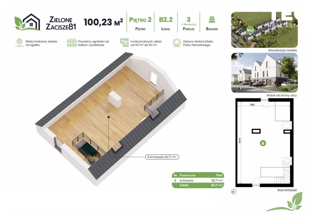 Słomniki I 2-poziomowe, balkon I Bez PCC i prowizj - zdjęcie 8