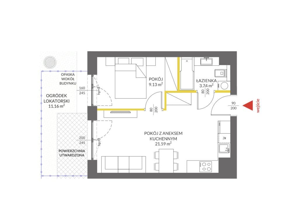 Inwestycja gotowa | 2 pokoje - zdjęcie 12