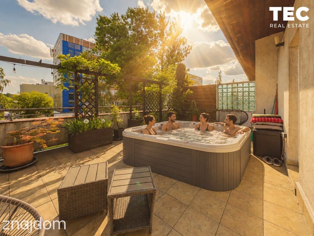 Dwa poziomy, balkon, taras, sauna, parking