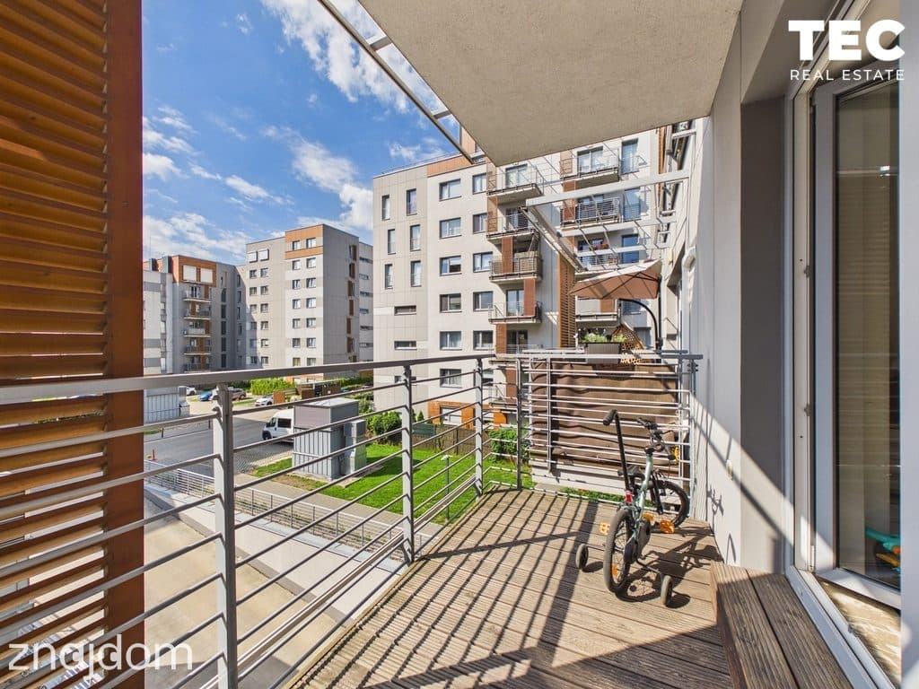 Francuska Park| z miejscem | duży balkon