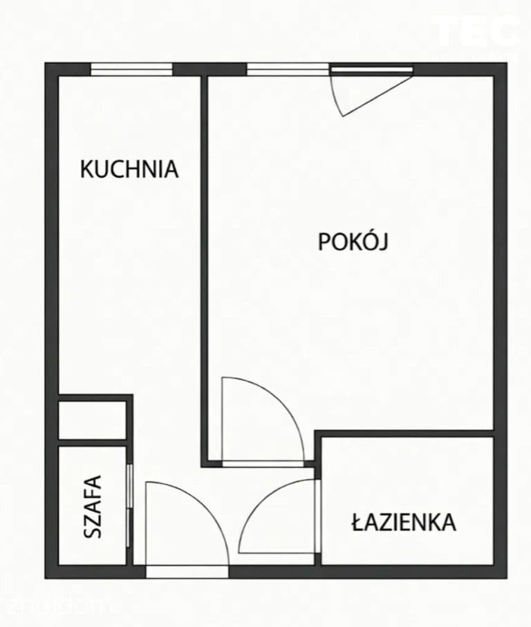 Kawalerka z osobną kuchnia gotowa do zamieszkania - zdjęcie 5