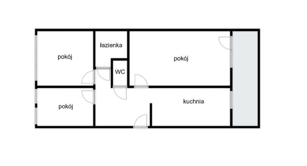3 pokoje z balkonem | Świetny układ | Bieńczyce - zdjęcie 8