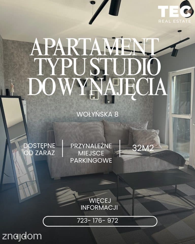 Nowoczesny apartament typu studio | Wołyńska