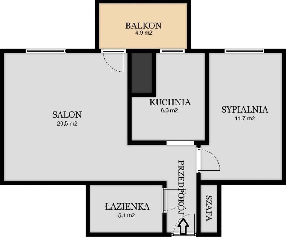 2-pok. z osobną kuchnią/parking/Serenada - zdjęcie 16