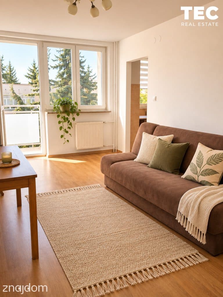 2 pokoje na Sadybie - zieleń, balkon i piwnica