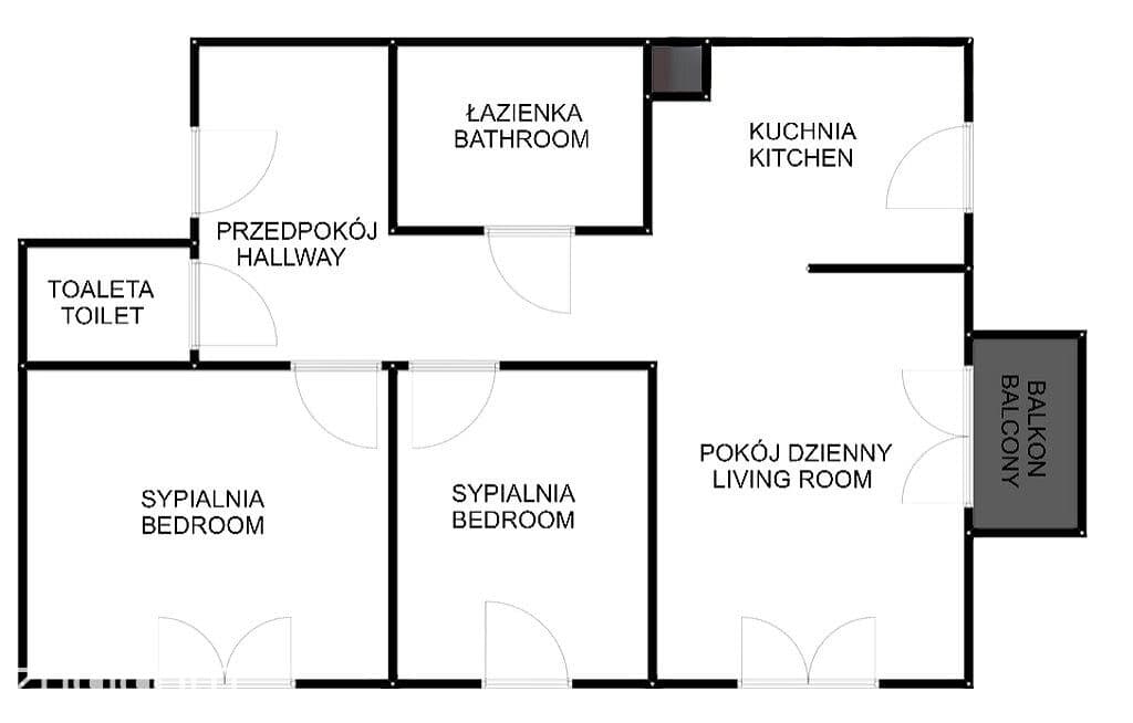 3 pokoje - 10 min od Rynku! - od 01.10 - zdjęcie 15
