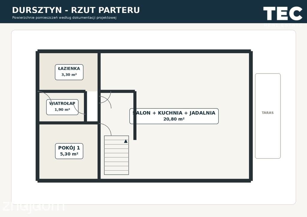 Nowe domki w Dursztynie – własna działka, taras - zdjęcie 11