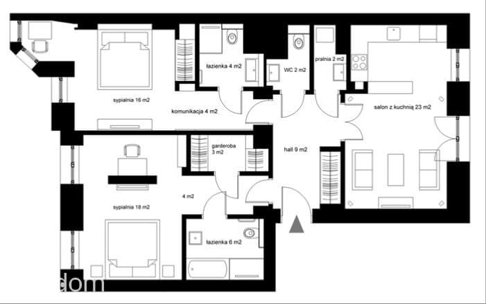 Ekskluzywny apartament z basenem i sauną w centrum - zdjęcie 16