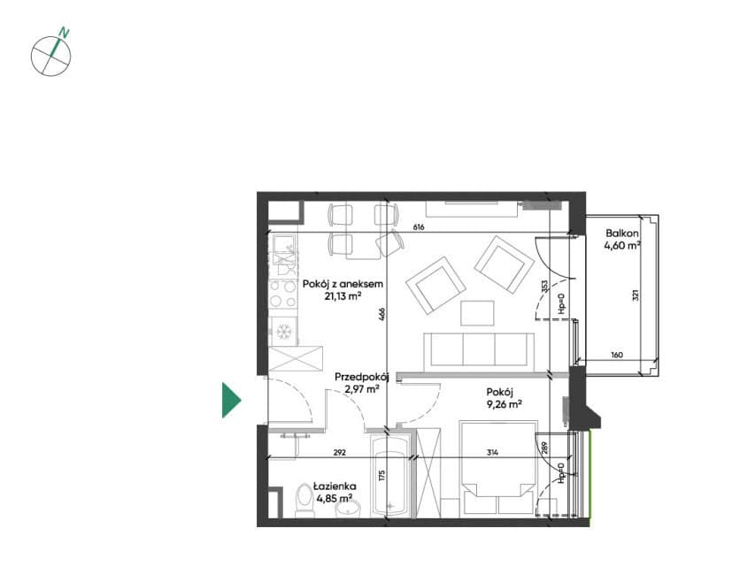 2 pokojowe rynek pierwotny ul. Łokietka - zdjęcie 5