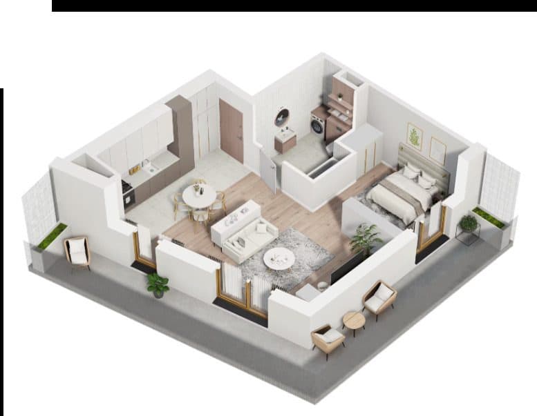 48,76 m² | balkon | MIKATO Katowice - zdjęcie 2