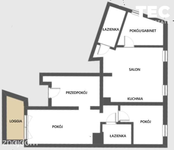 Duży metraż, loggia, 2 łazienki, piwnica, MPEC - zdjęcie 16