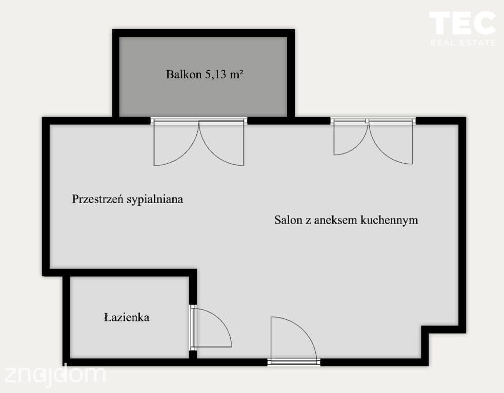 Gotowe 32 m² z balkonem przy Galerii Kazimierz - zdjęcie 17