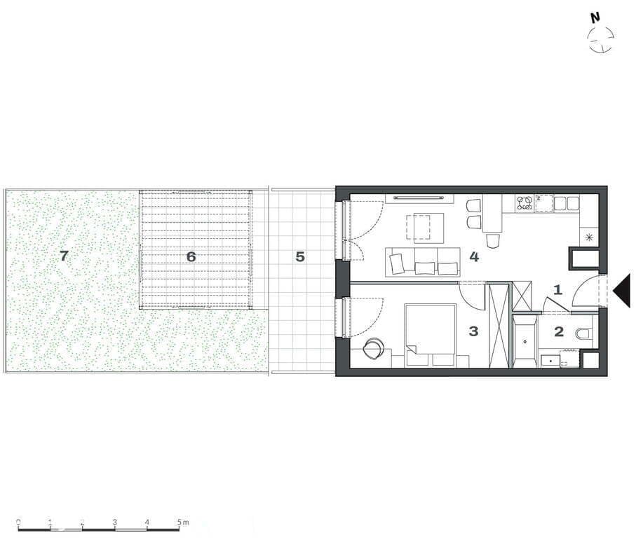 NOHO | z miejscem i komórka | taras, ogródek - zdjęcie 15