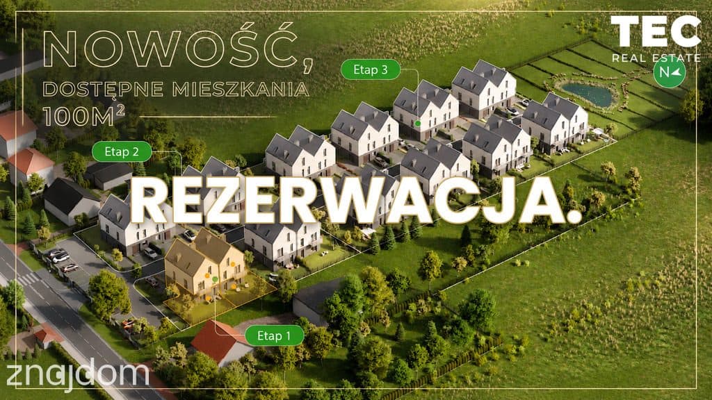 Dwustronne 100m2 z antresolą + balkon I Słomniki