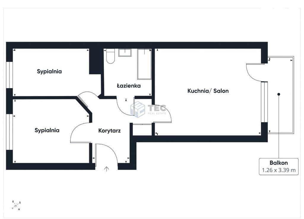 Rozkładowe 3-pokoje | Słoneczny balkon | Piwnica - zdjęcie 19