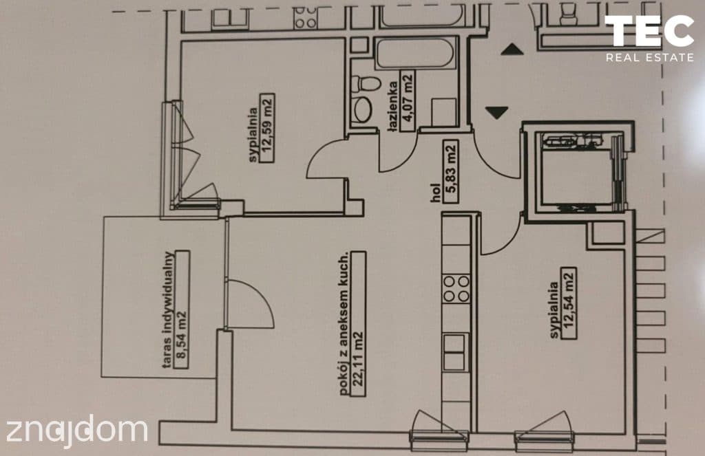 Dla Rodziny | 3 pokoje - 57m2 | Atrakcyjna Lokalizacja - zdjęcie 12