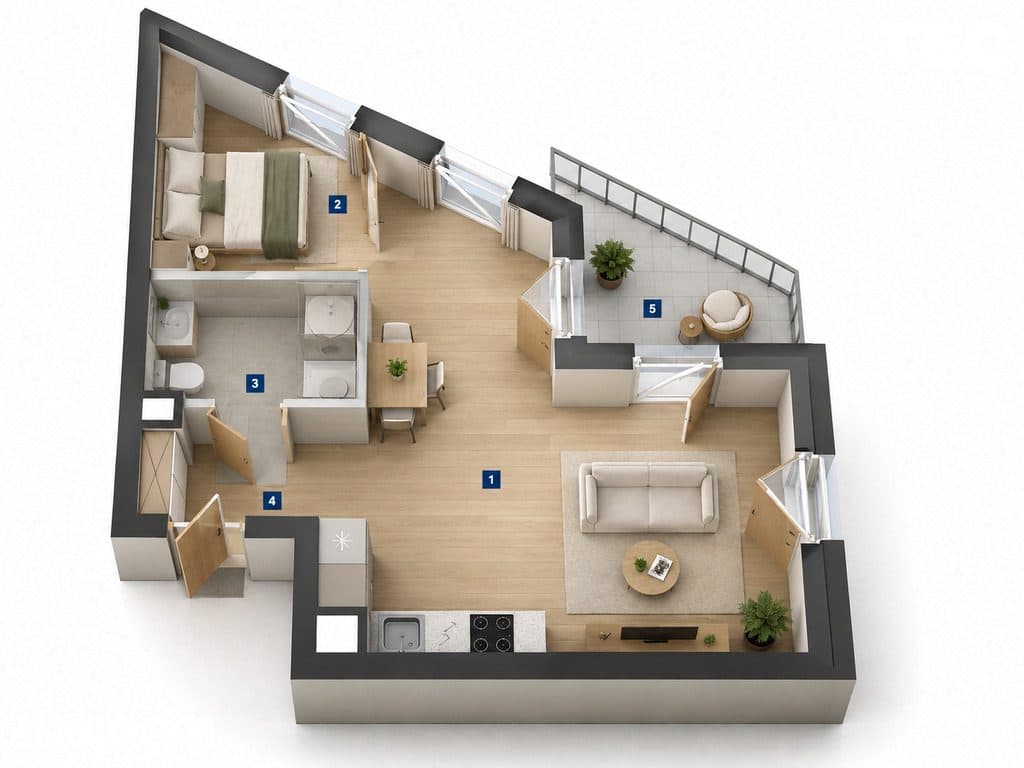 Nowe 2-pokojowe mieszkanie | 42 m² I Apartamenty Park Matecznego - zdjęcie 15