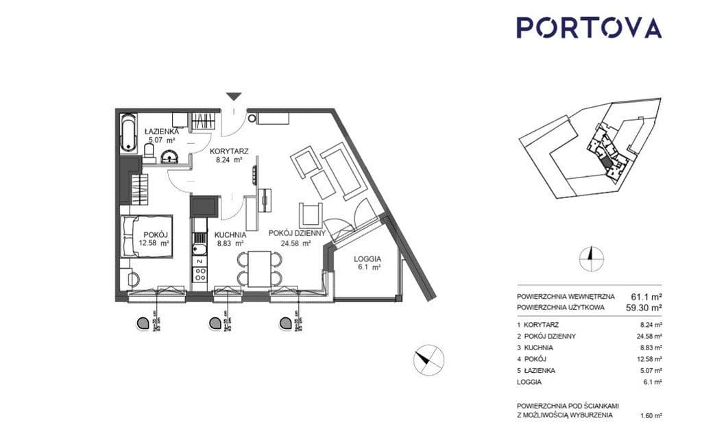 Portova | widok na panoramę Gdyni | 15 piętro - zdjęcie 16