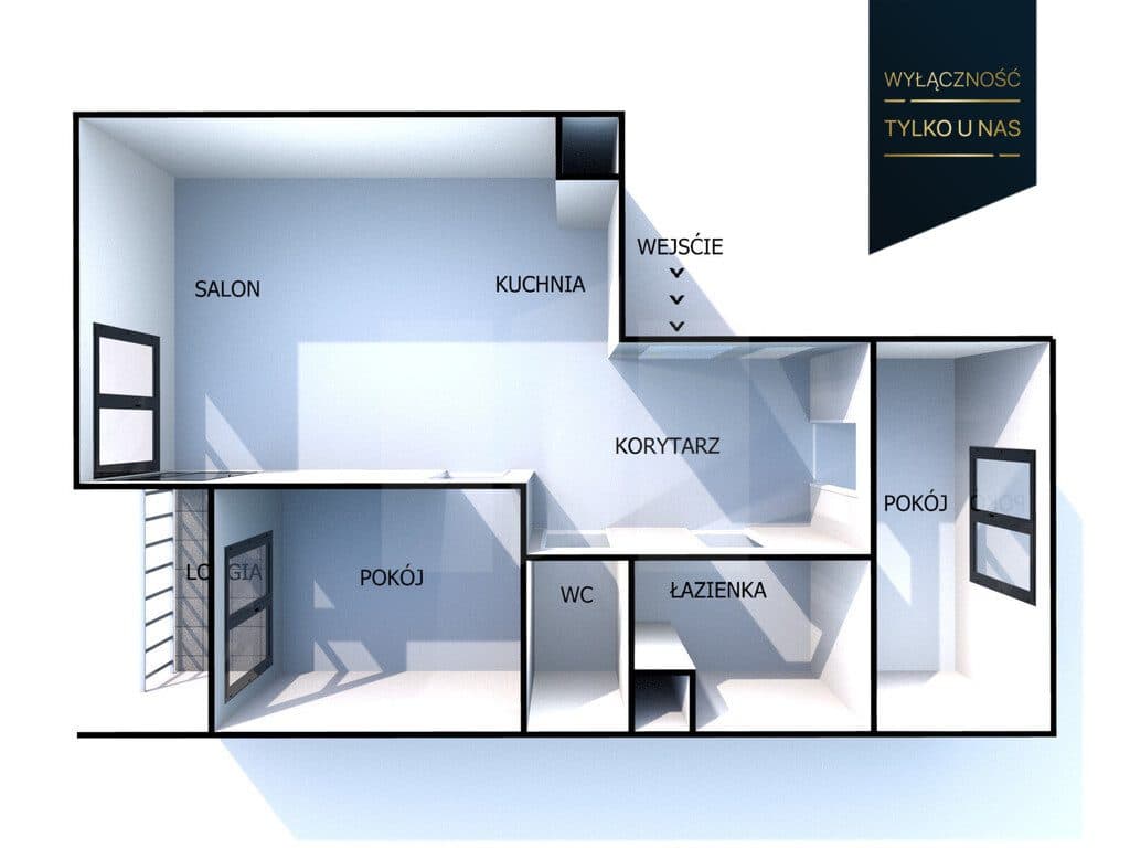 3 pokoje | loggia | DOKI Living | Centrum Gdańska - zdjęcie 20