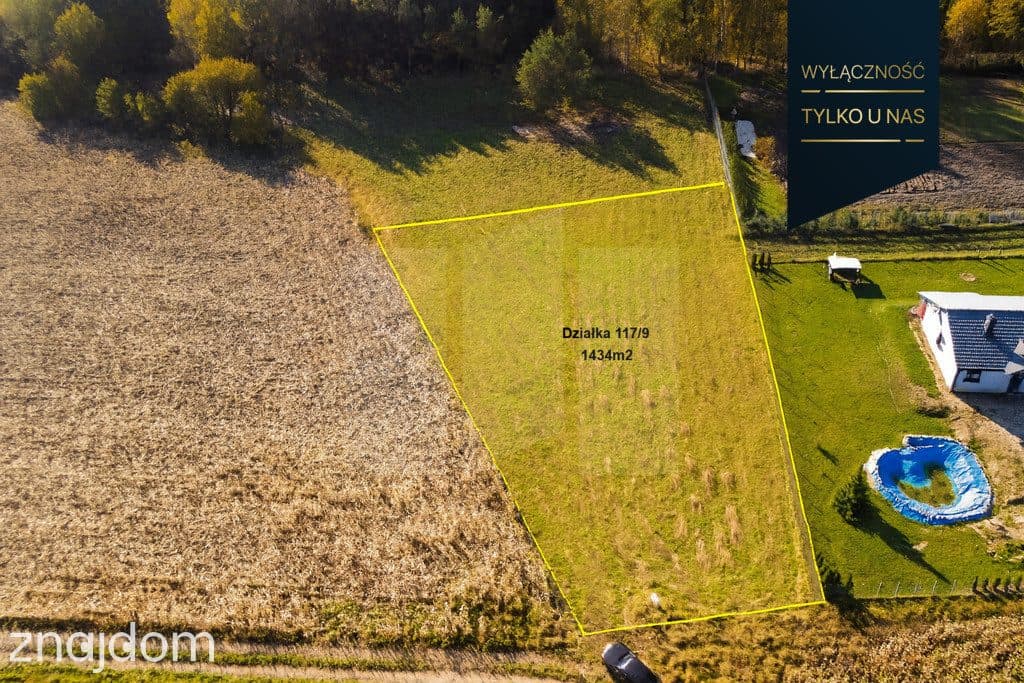 Działka budowlana 1434m2 przy lesie | Trąbki Małe - zdjęcie 2