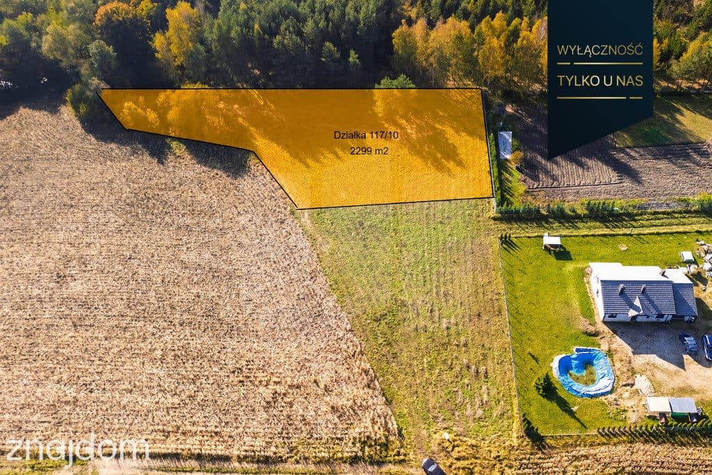Działka budowlana 1434m2 przy lesie | Trąbki Małe - zdjęcie 12