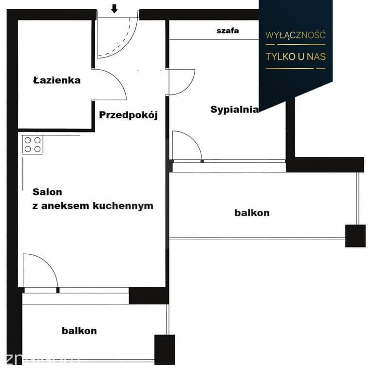 Apartament 2 pok.| 2 balkony | SCALA Gdańsk - zdjęcie 20