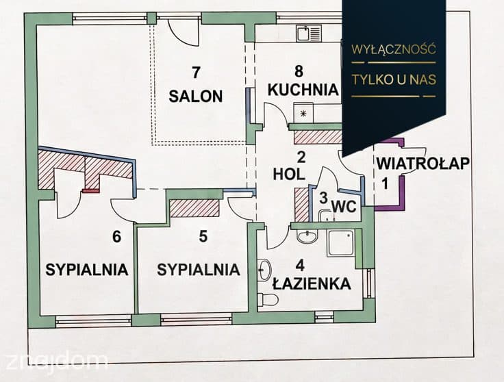 Mieszkanie w Orłowie: prywatność i morze - zdjęcie 8