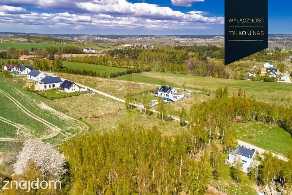 Działka przy lesie Bielkówko MPZP Media 1501m2 - zdjęcie 2