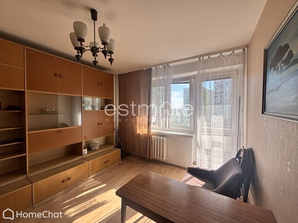 2 pokojowe mieszkanie do remontu, Retkinia, balkon