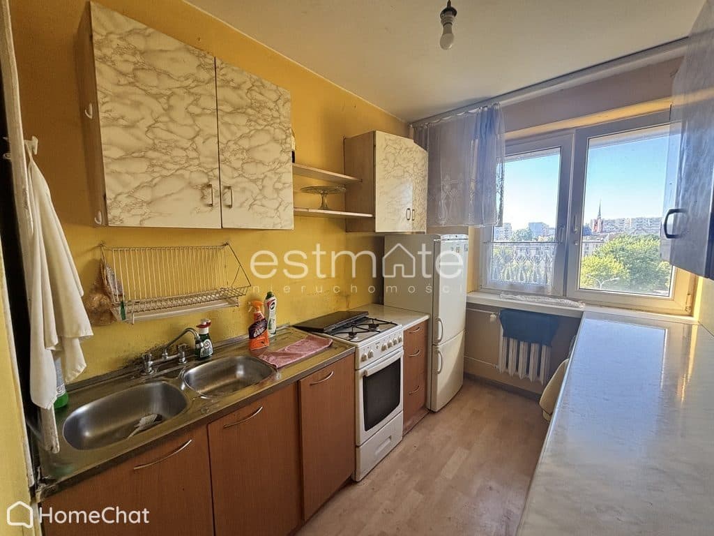 2 pokojowe mieszkanie do remontu, Retkinia, balkon