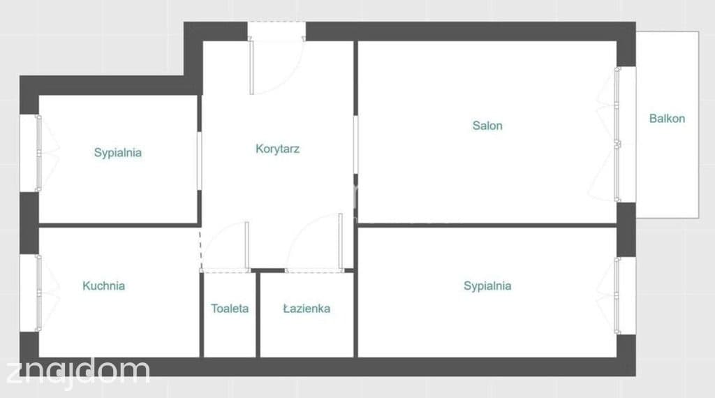 Rozkładowe 3 pokoje z balkonem blisko Łagiewnik - zdjęcie 10