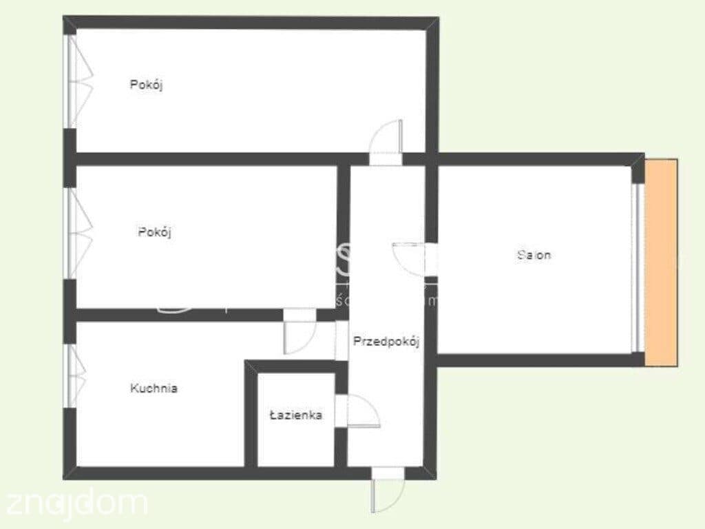 3-pokojowe | 55,77 m² | Łódź Dąbrowa | 2. piętro - zdjęcie 20