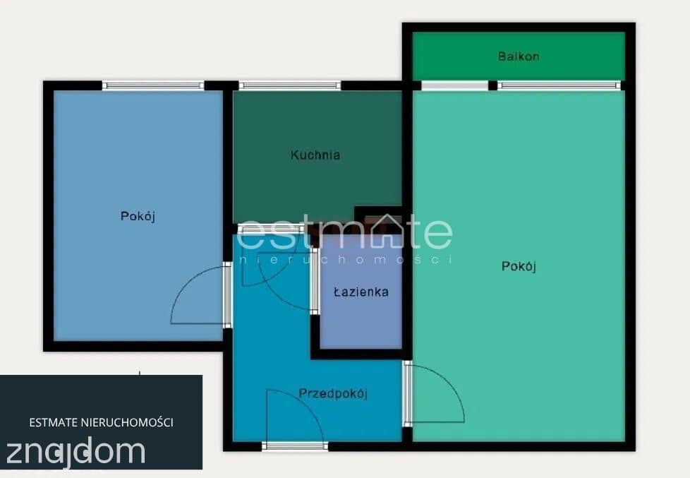 TEOFILÓW | PEŁEN ROZKŁAD | PEŁNA WŁASNOŚĆ | BALKON - zdjęcie 7